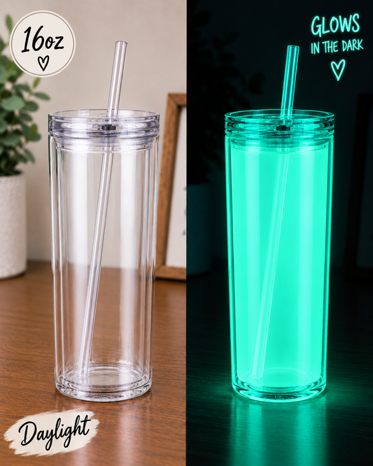 16oz Glow in the Dark Tumbler