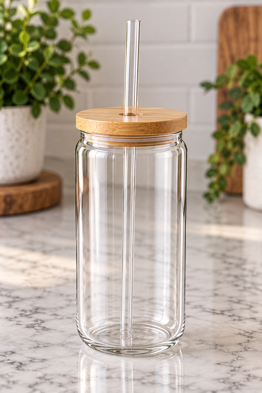16oz Tumbler With Bamboo Lid